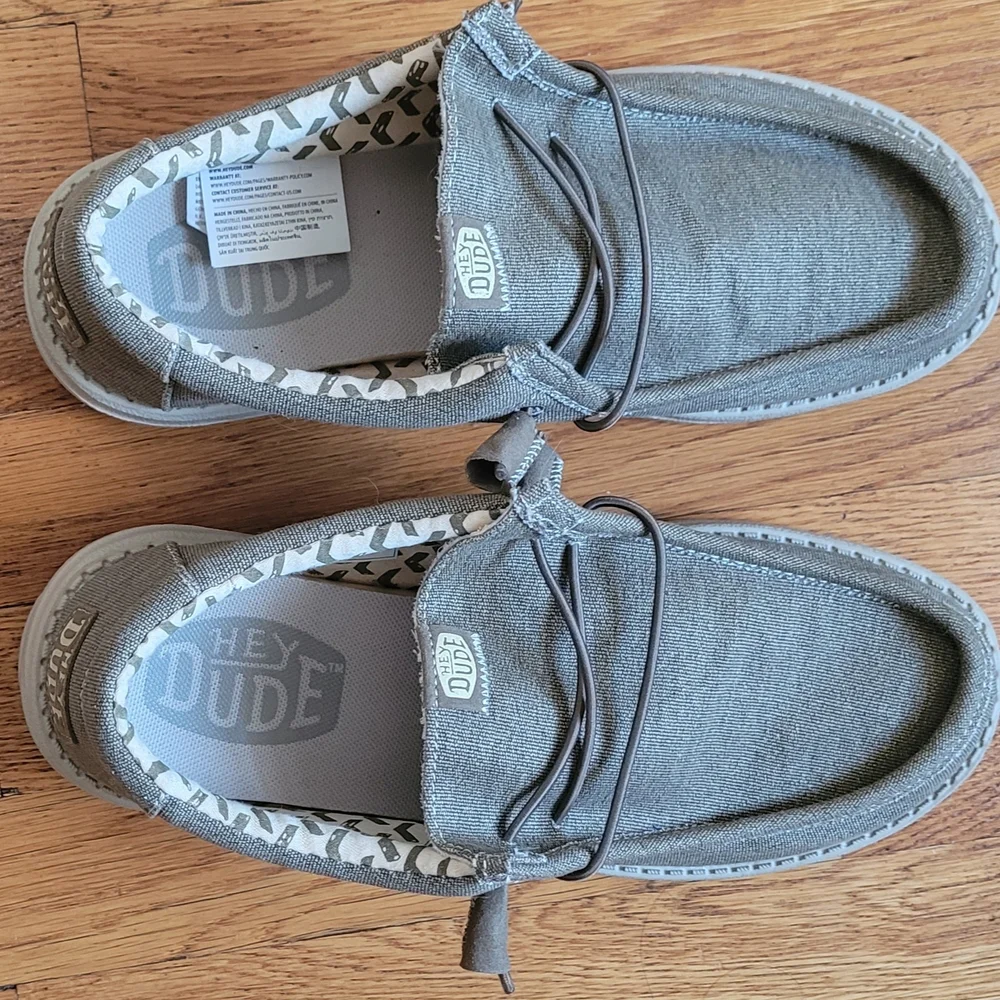 Hey Dude Wally Stretch Casual Slip-On Shoes - Tan - Like New